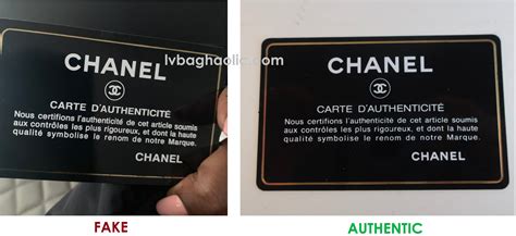 chanel serial number real vs fake|authenticity card chanel.